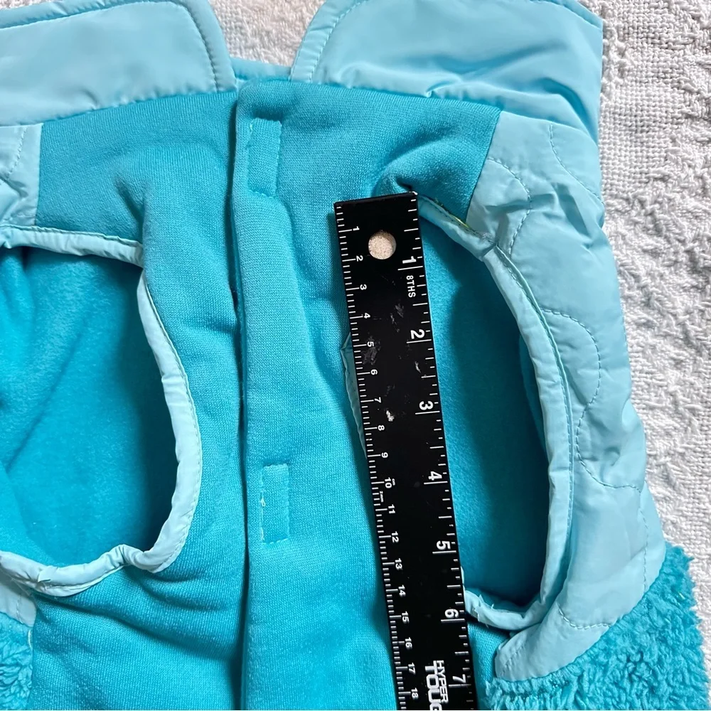 🔵 Set of 2 Vibrant Life Pet Coats Dog Jackets Size Medium Sherpa Teal Blue